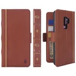Retro boklommebok 2i1 Samsung Galaxy S9 Plus (SM-G965F)  - Lysebrun