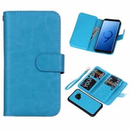 Dobbelflip magnet 2i1 Samsung Galaxy S9 (SM-G960F)  - Blå