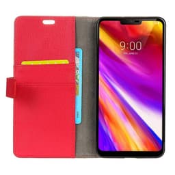 Wallet 2-kort til LG G7 ThinQ (G710EM)  - rød