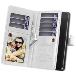 Dobbelt Flip Flexi 9-kort Samsung Galaxy J8 2018 (SM-J800F)  - hvid