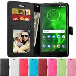 Lompakkokotelo 3-kortti Motorola Moto G6 (XT1925)  - violetti