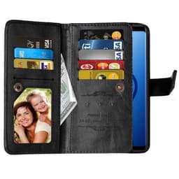Dobbelt Flip Flexi 9-kort Samsung Galaxy S9 Plus (SM-G965F)  - sort