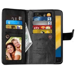 Dobbeltflip Flexi 9-kort Motorola Moto C (XT1754)  - Svart