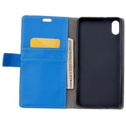 Lompakkokotelo 2-kortti Apple iPhone XS Max (6,5 ")  - sininen