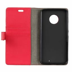 Lompakkokotelo 2-kortti Motorola Moto G6 (XT1925)  - punainen