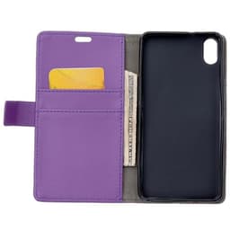 Lompakkokotelo 2-kortti Apple iPhone XR (6.1 ")  - violetti
