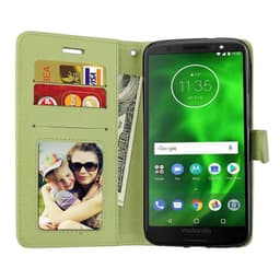 Lommebokdeksel 3-kort Motorola Moto G6 (XT1925)  - Grønn