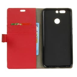 Lommebokdeksel 2-kort HTC Desire 12 Plus  - RØD