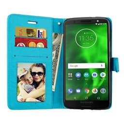 Lommebokdeksel 3-kort Motorola Moto G6 (XT1925)  - Blå