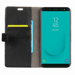 Lommebokdeksel 2-kort Samsung Galaxy J6 2018 (SM-J600F)  - Svart