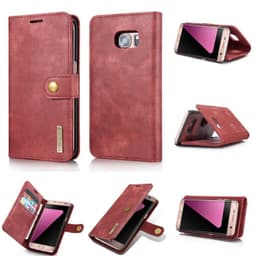 DG-Ming Lommebok 2i1 Samsung Galaxy S7 Edge (SM-G935F)  - RØD
