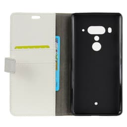 Lommebokdeksel 2-kort HTC U12 Plus  - Hvit