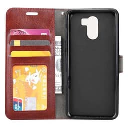 Lompakkokotelo 3-kortti LG G7 ThinQ (G710EM)  - ruskea