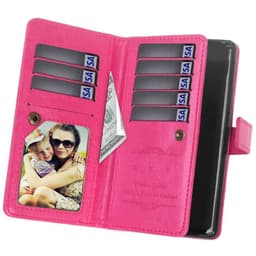 Lompakkotelo Flexi 9-kortti Samsung Galaxy J6 2018 (SM-J600F)  - pinkk