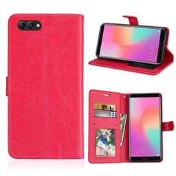 Lommebokdeksel 3-kort Huawei Honor View 10 (BKL-L29)  - RØD