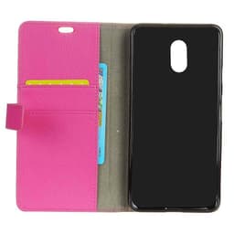 Lompakkokotelo 2-kortti OnePlus 6T (A6010)  - pinkki