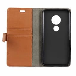 Lompakkokotelo 2-kortti Motorola Moto E5 (XT1944)  - ruskea