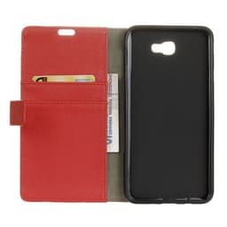 Lommebokdeksel 2-kort Samsung Galaxy J4 Plus 2018 (SM-J415F)  - RØD