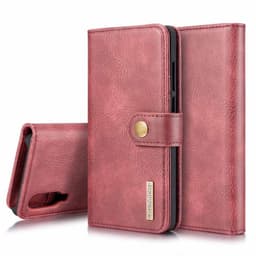 Lompakkokotelo DG-Ming 2i1 Huawei P30 (ELE-L29)  - punainen