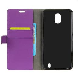 Lompakkokotelo 2-kortti Nokia 1 2018 (TA-1047)  - violetti