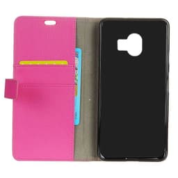 Lommebokdeksel 2-kort Samsung Galaxy J4 2018 (SM-J400F)  - Rosa