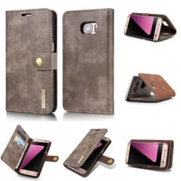 Lompakkokotelo DG-Ming 2i1 Samsung Galaxy S7 Edge (SM-G935F)  - harmaa
