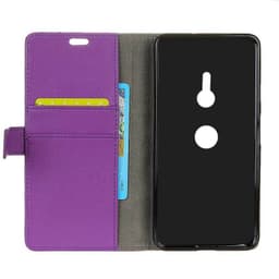 Lommebokdeksel 2-kort Sony Xperia XZ3 (H9436)  - lilla