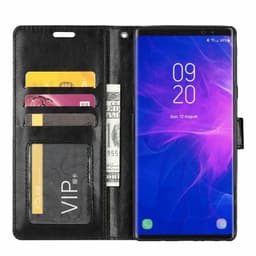 Lompakkokotelo 3-kortti Samsung Galaxy Note 9 (SM-N960F)  - musta