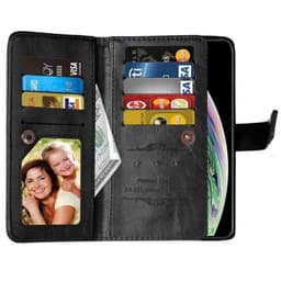 Dobbelt Flip Flexi 9-kort Apple iPhone XS Max (6,5 ")  - sort