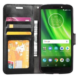 Lompakkokotelo 3-kortti Motorola Moto G6 Play (XT1922)  - musta