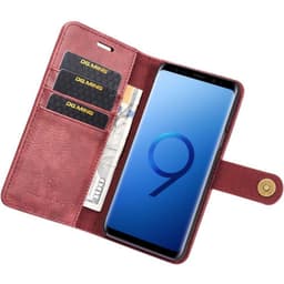 DG-Ming Lommebok 2i1 Samsung Galaxy S9 Plus (SM-G965F)  - RØD