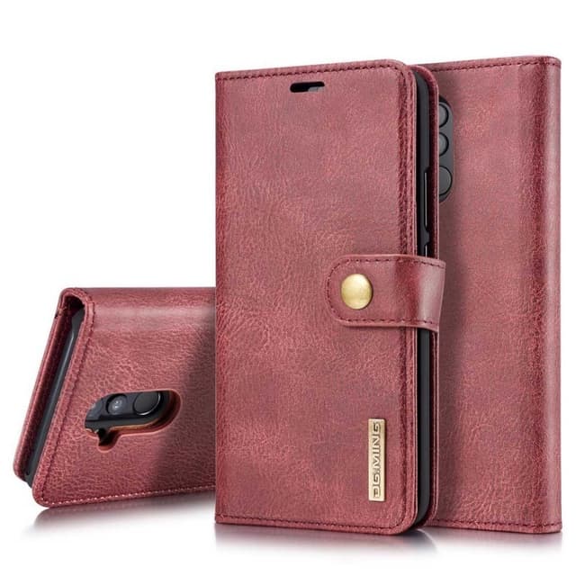 DG-Ming Wallet 2i1 til Huawei Mate 20 Lite (SNE-LX1)  - rød