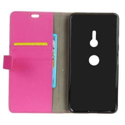 Lommebokdeksel 2-kort Sony Xperia XZ3 (H9436)  - Rosa