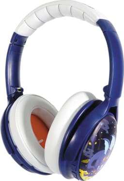 BuddyPhones Cosmos trådlösa around-ear hörlurar (blå)