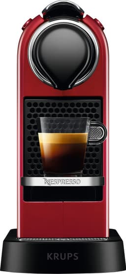 NESPRESSOCitiZ kaffemaskin av Krups, Röd
