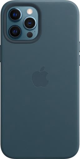 iPhone 12 Pro Max läderfodral med MagSafe (baltic blue)