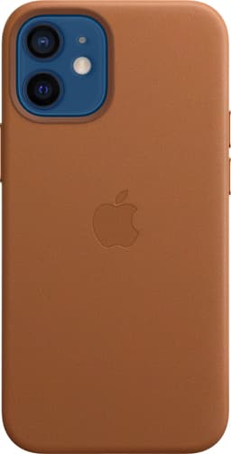 iPhone 12 mini lærdeksel med MagSafe (saddle brown)