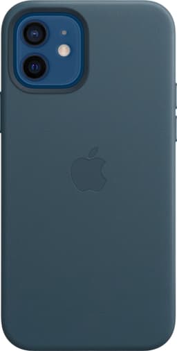 iPhone 12/12 Pro lærdeksel (baltisk blå)