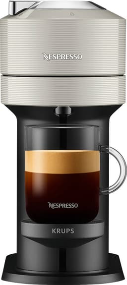 NESPRESSOVertuo Next kaffemaskin av Krups, Light Grey