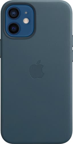 iPhone 12 mini lærdeksel med MagSafe (baltic blue)