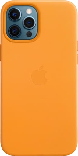 iPhone 12 Pro Max lædercover med MagSafe (california poppy)