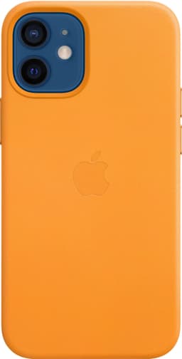 iPhone 12 mini lærdeksel med MagSafe (california poppy)