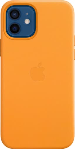 iPhone 12/12 Pro lærdeksel (gullvalmue)