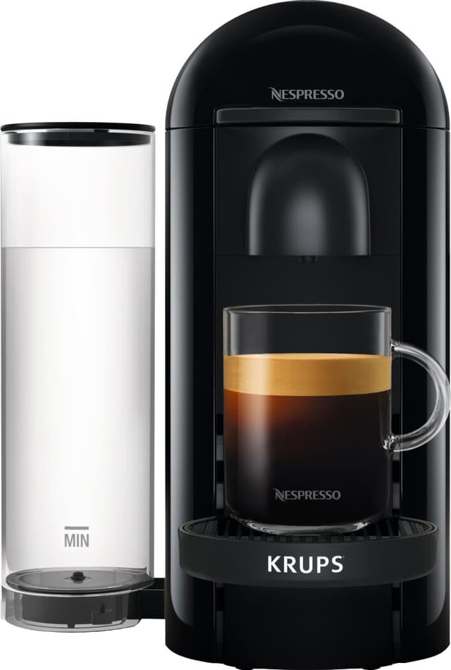 NESPRESSO VertuoPlus Deluxe kaffemaskin av Krups, Svart