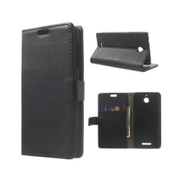 Lommebokdeksel 2-kort HTC Desire 516  - Svart