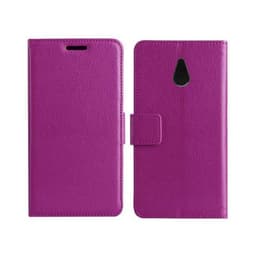 Lompakkokotelo 2-kortti HTC ONE Mini (M4 / 601e)  - violetti
