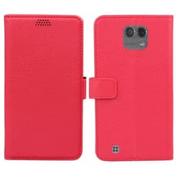 Lompakkokotelo 2-kortti LG X Cam (K580)  - punainen