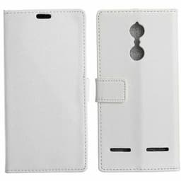 Lompakkokotelo 2-kortti Lenovo Vibe K6  - valkoinen
