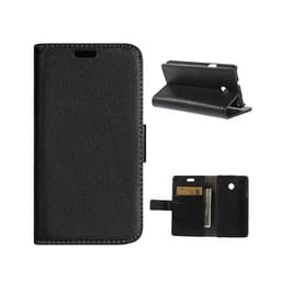 Lommebokdeksel 2-kort Huawei Ascend Y330  - Svart