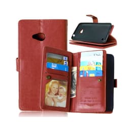 Dobbeltflip Flexi 9-kort Microsoft Lumia 640 (RM-1072)  - brun
